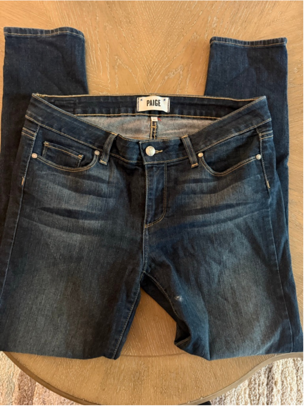 Women's PAIGE Blue Skinny Jeans Size 28